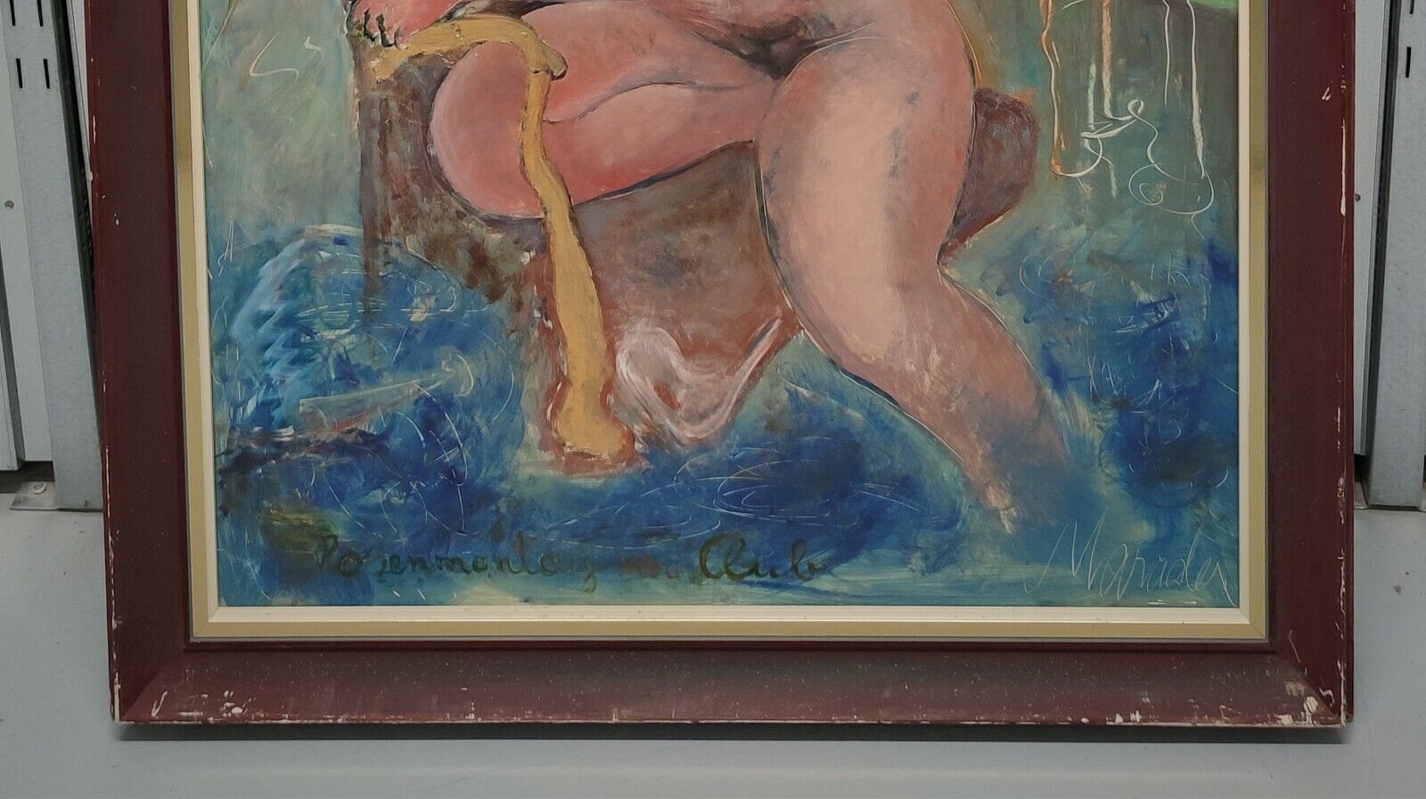 Artwork by Johnny Masada, MARDI GRAS, Made of oil