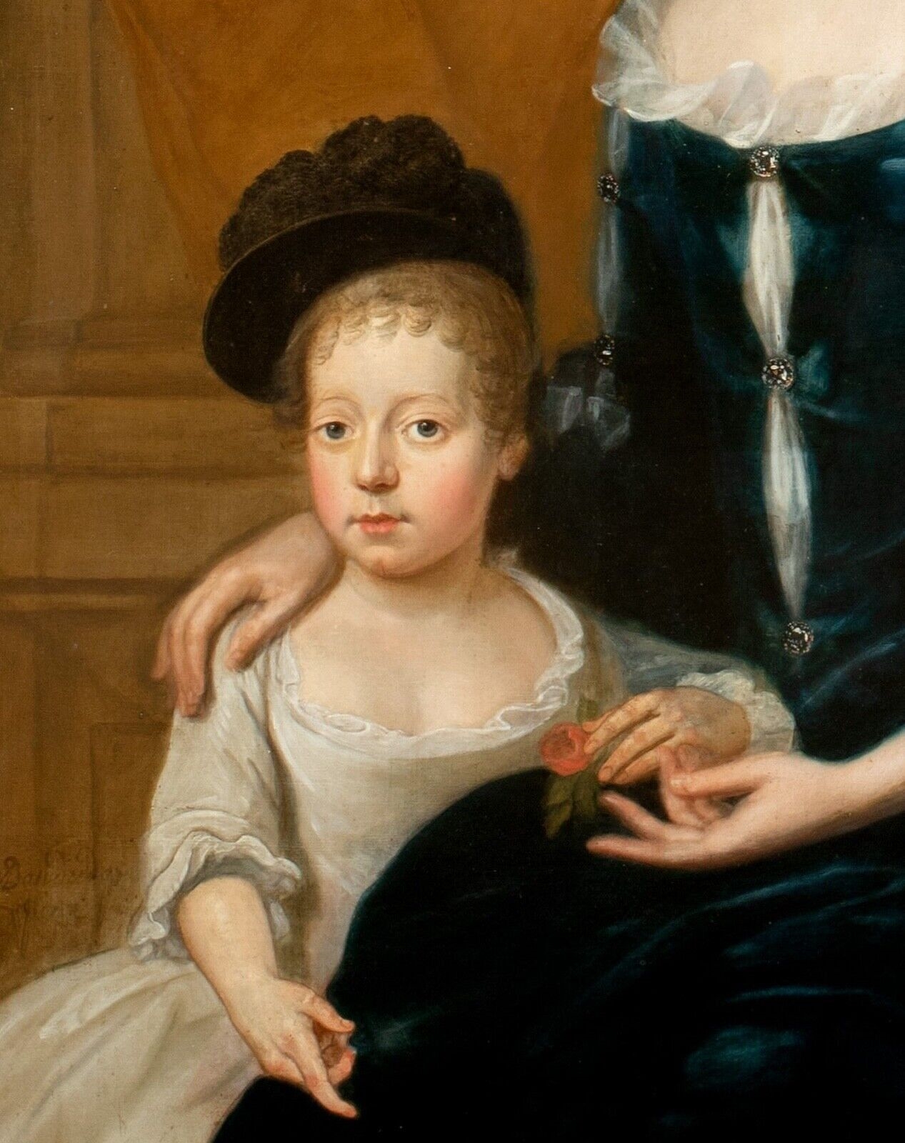 Artwork by Dominicus van der Smissen, PORTRAIT OF LADY TYLNEY OIL PAINTING, Made of oil on canvas
