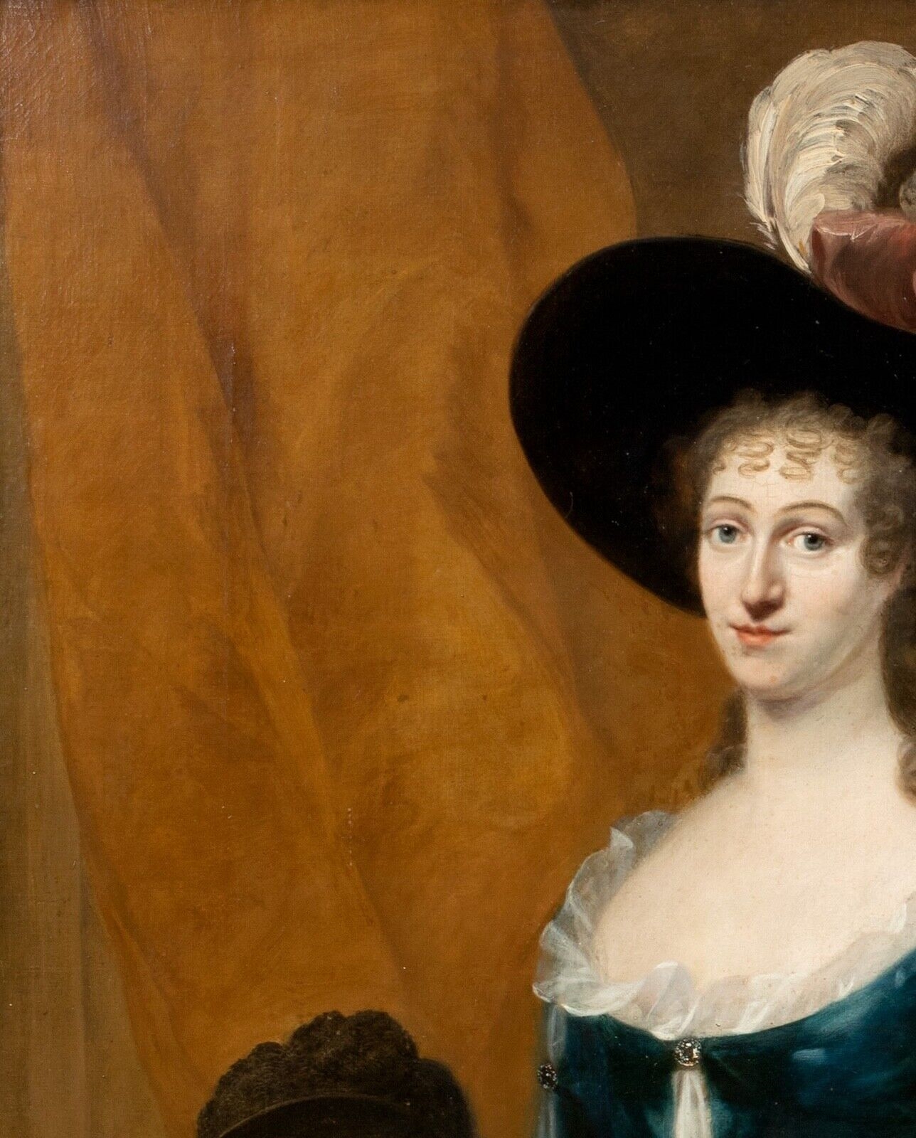 Artwork by Dominicus van der Smissen, PORTRAIT OF LADY TYLNEY OIL PAINTING, Made of oil on canvas