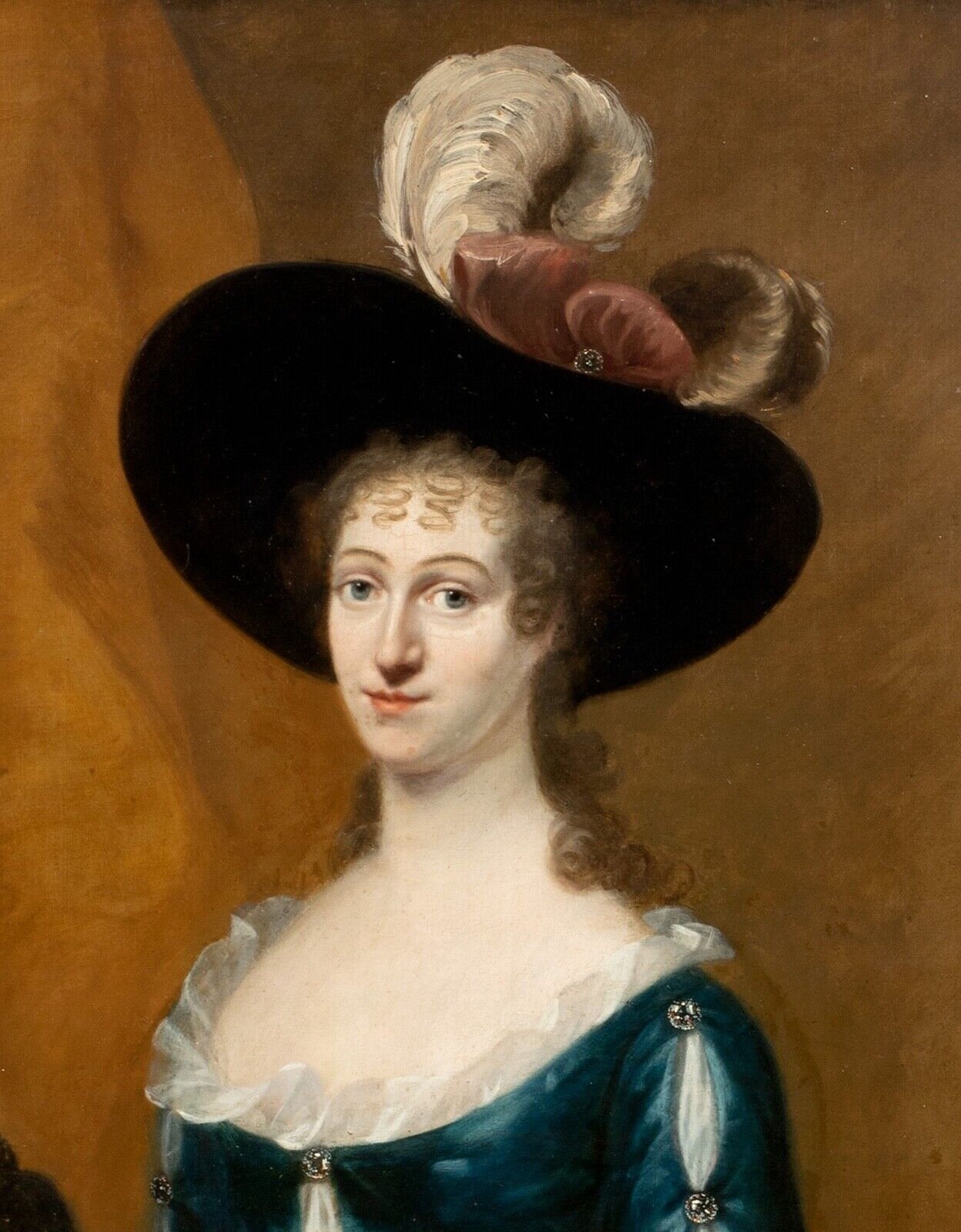 Artwork by Dominicus van der Smissen, PORTRAIT OF LADY TYLNEY OIL PAINTING, Made of oil on canvas