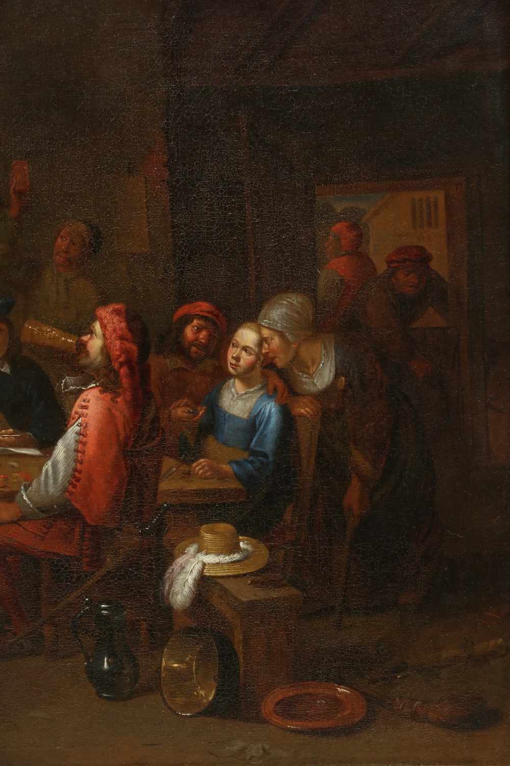 Gillis van Tilborgh the Younger | Raucous Tavern Scene with Fourteen ...