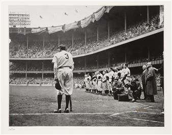 The Babe Bows Out. - Babe Ruth