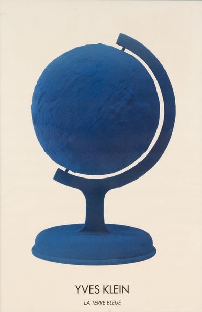 The Blue Earth by Yves Klein