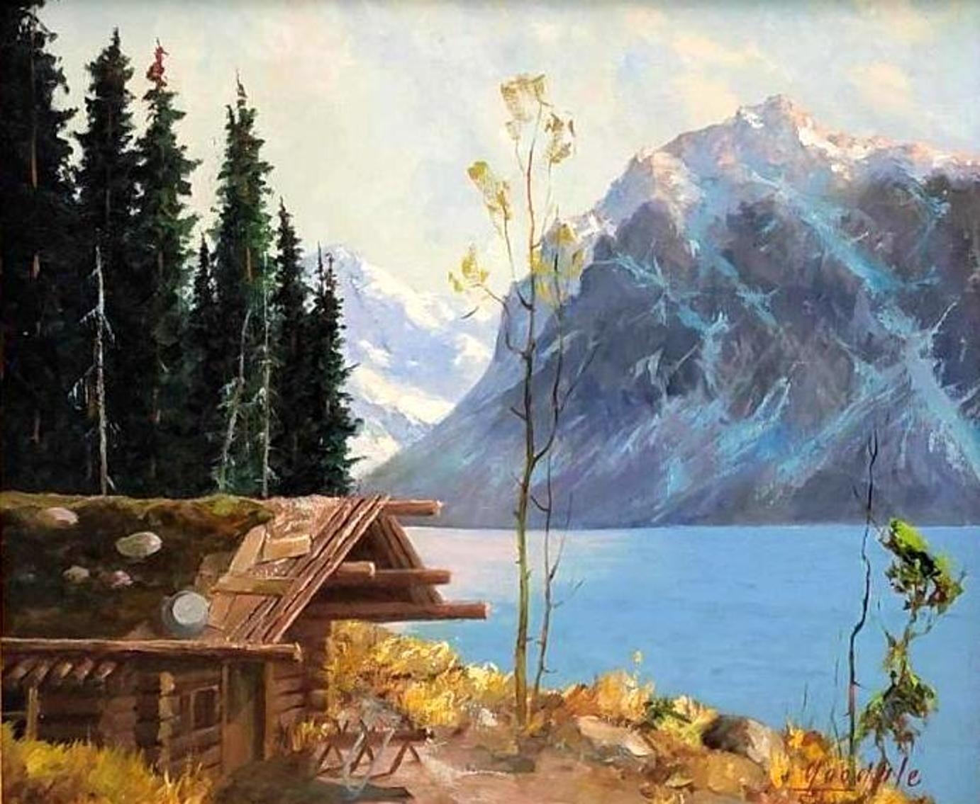 Harvey Goodale | Alaska Lakefront Cabin SOLD | MutualArt