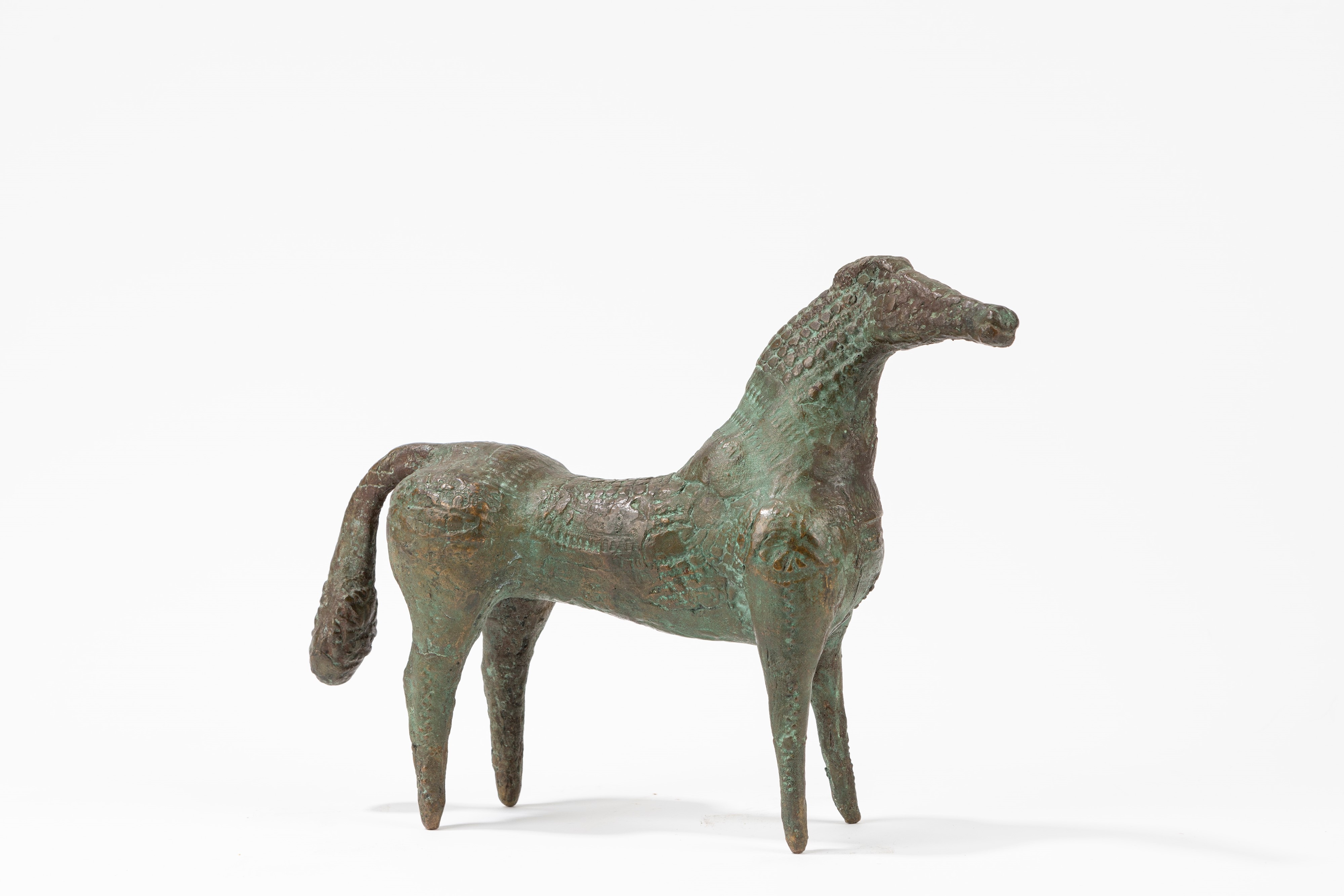 Artwork by Mirko Basaldella, Cavallo, Made of bronze