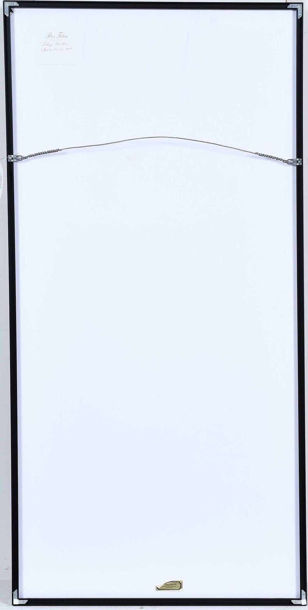 Artwork by Winfred Rembert, Patsy's Mother (Red and Green), Made of dye on carved and tooled leather,