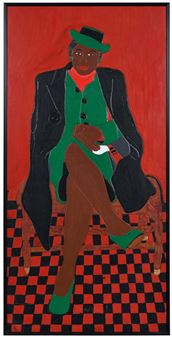 Patsy's Mother (Red and Green) - Winfred Rembert