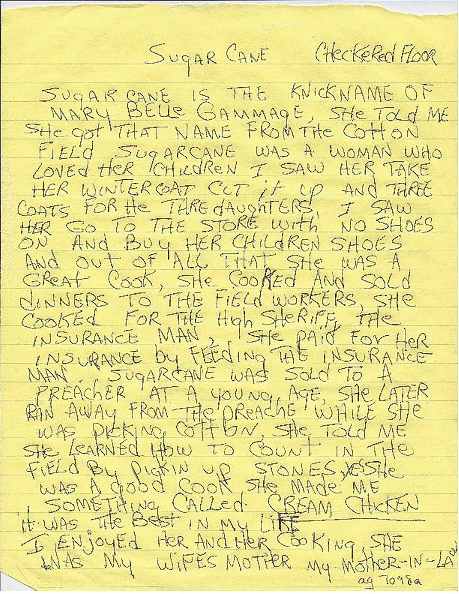 Artwork by Winfred Rembert, Patsy's Mother (Red and Green), Made of dye on carved and tooled leather,