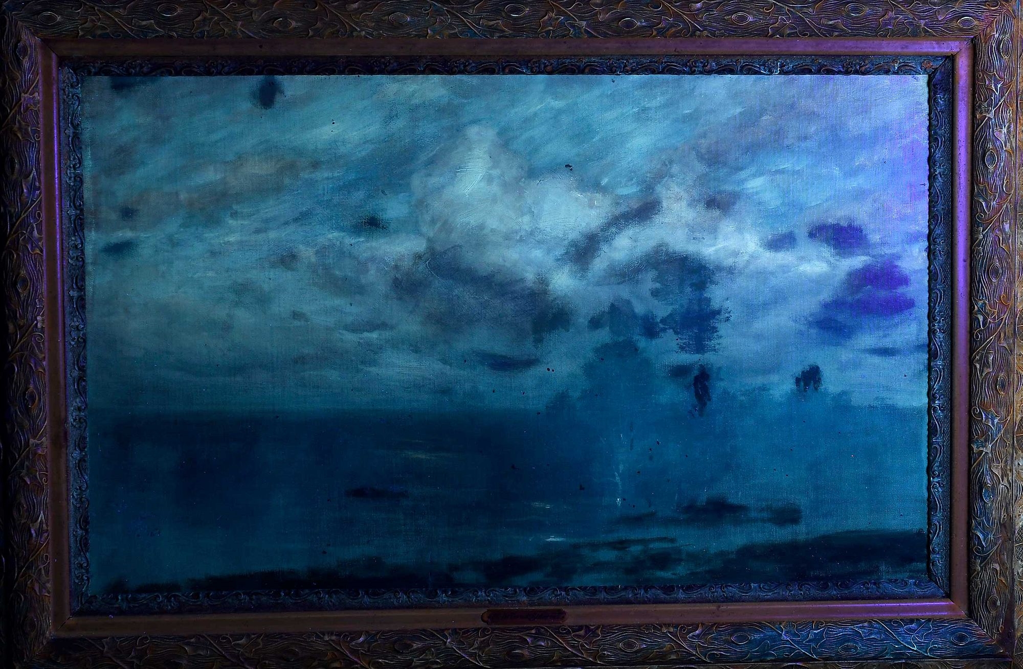 Artwork by M. DeForest Bolmer, Dusk, Made of oil on canvas
