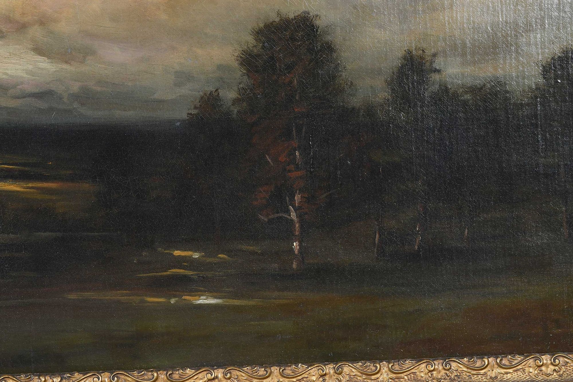 Artwork by M. DeForest Bolmer, Dusk, Made of oil on canvas