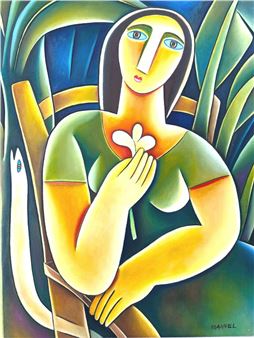 Esperando al Novio. (waiting on boyfriend) - Manuel Hernandez Valdes