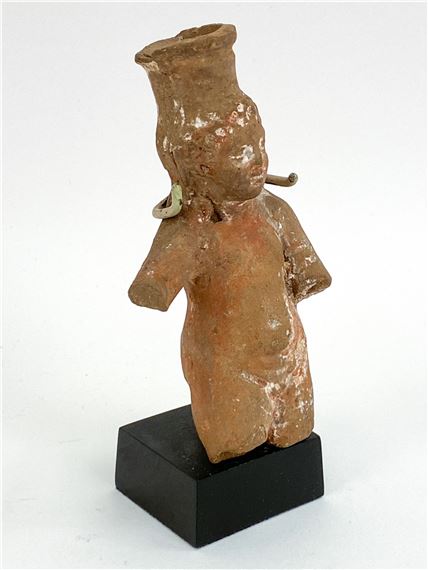 Egyptian School 1st Century | Terracotta of standing youth, wearing a ...