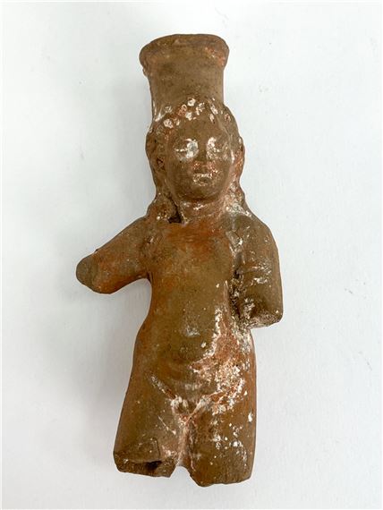 Egyptian School 1st Century | Terracotta of standing youth, wearing a ...