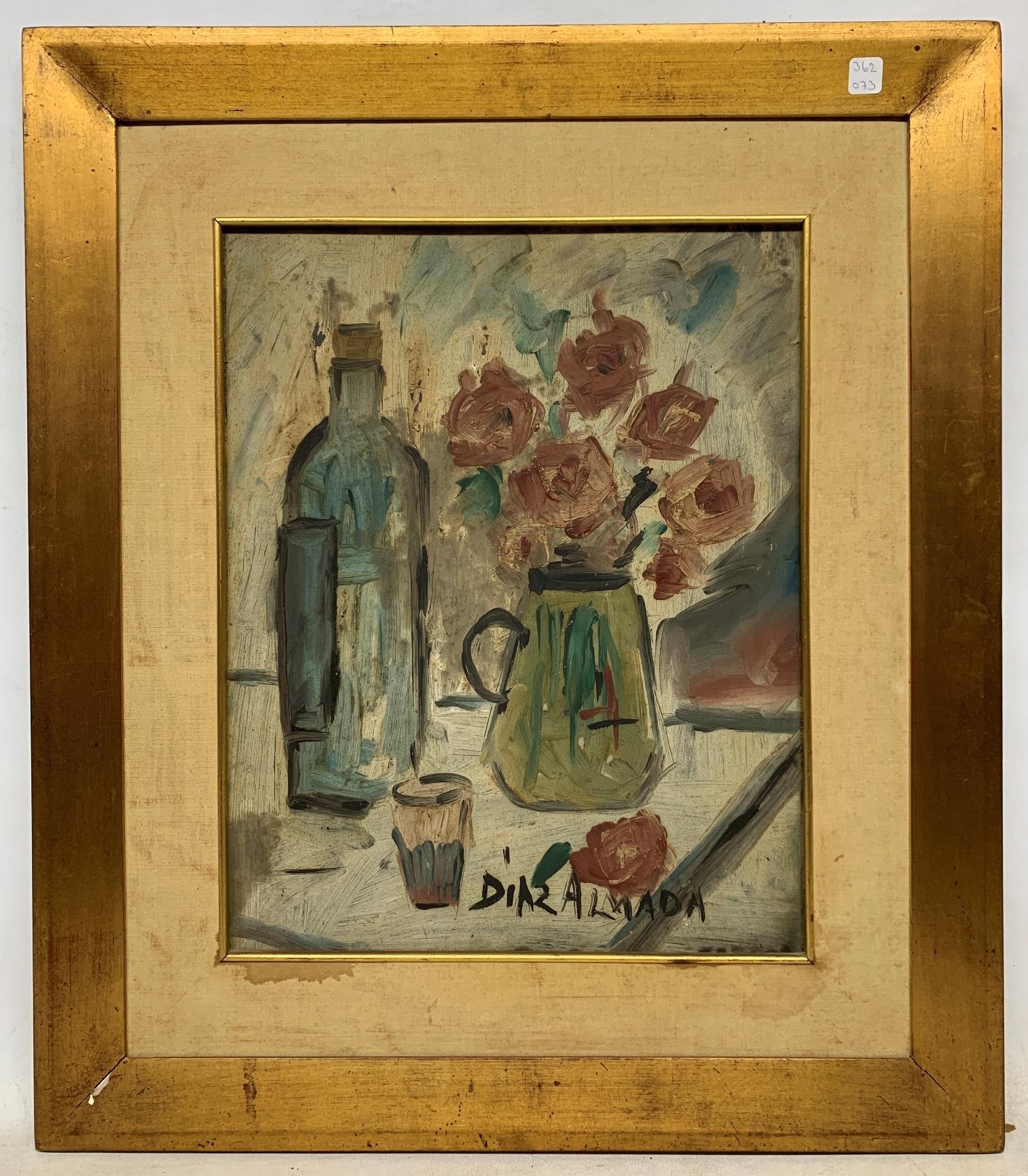 Artwork by Diaz Almada, Bodegon, Made of Oil on fiber,