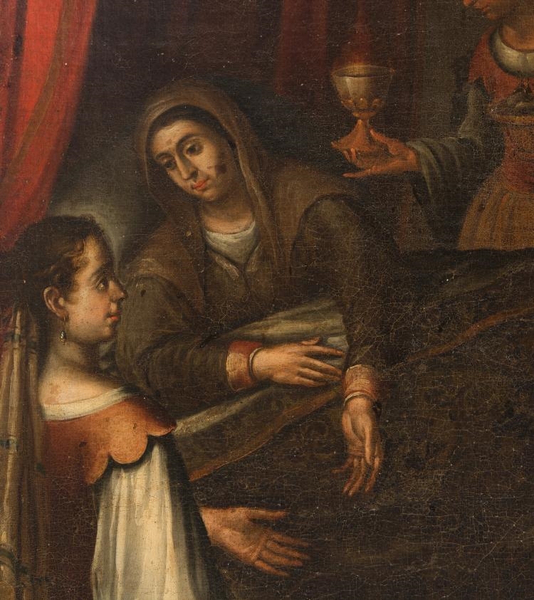 Colonial School, 17th century | Birth of the Virgin Mary (17th Century ...