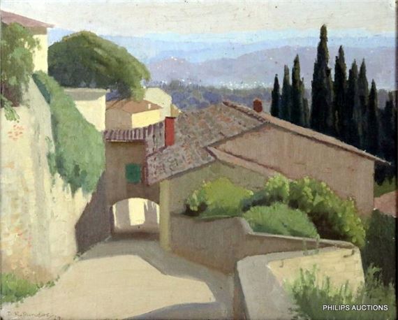 Tuscan view. by Douglas Robert Dundas
