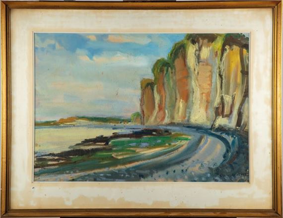 The cliff by Pierre Martin Gueret