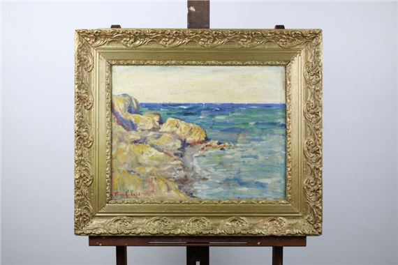 Coastal landscape by André Fons Godail