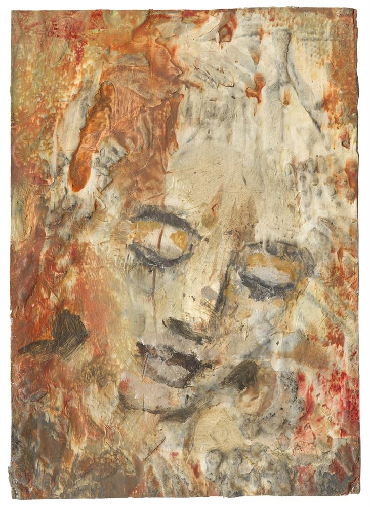 Artwork by Corinna Button, In a Dream, Made of collage, acrylic, graphite and oil on paper