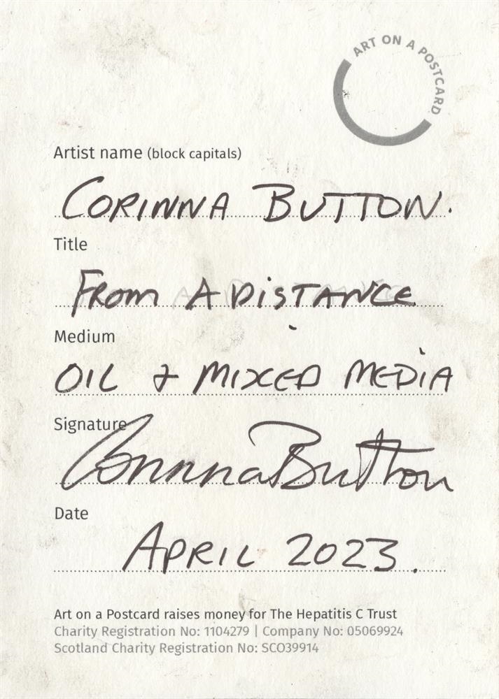 Artwork by Corinna Button, From A Distance, Made of oil and mixed media on paper