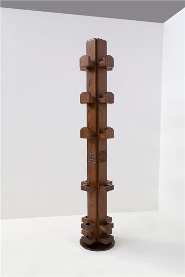 Totem coat stand by Giuseppe Rivadossi, 1970s