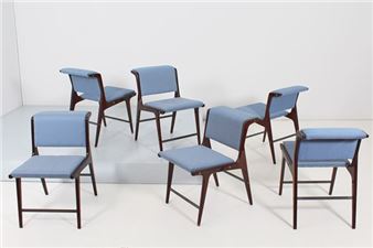 SET OF SIX CHAIRS - Ezio Minotti