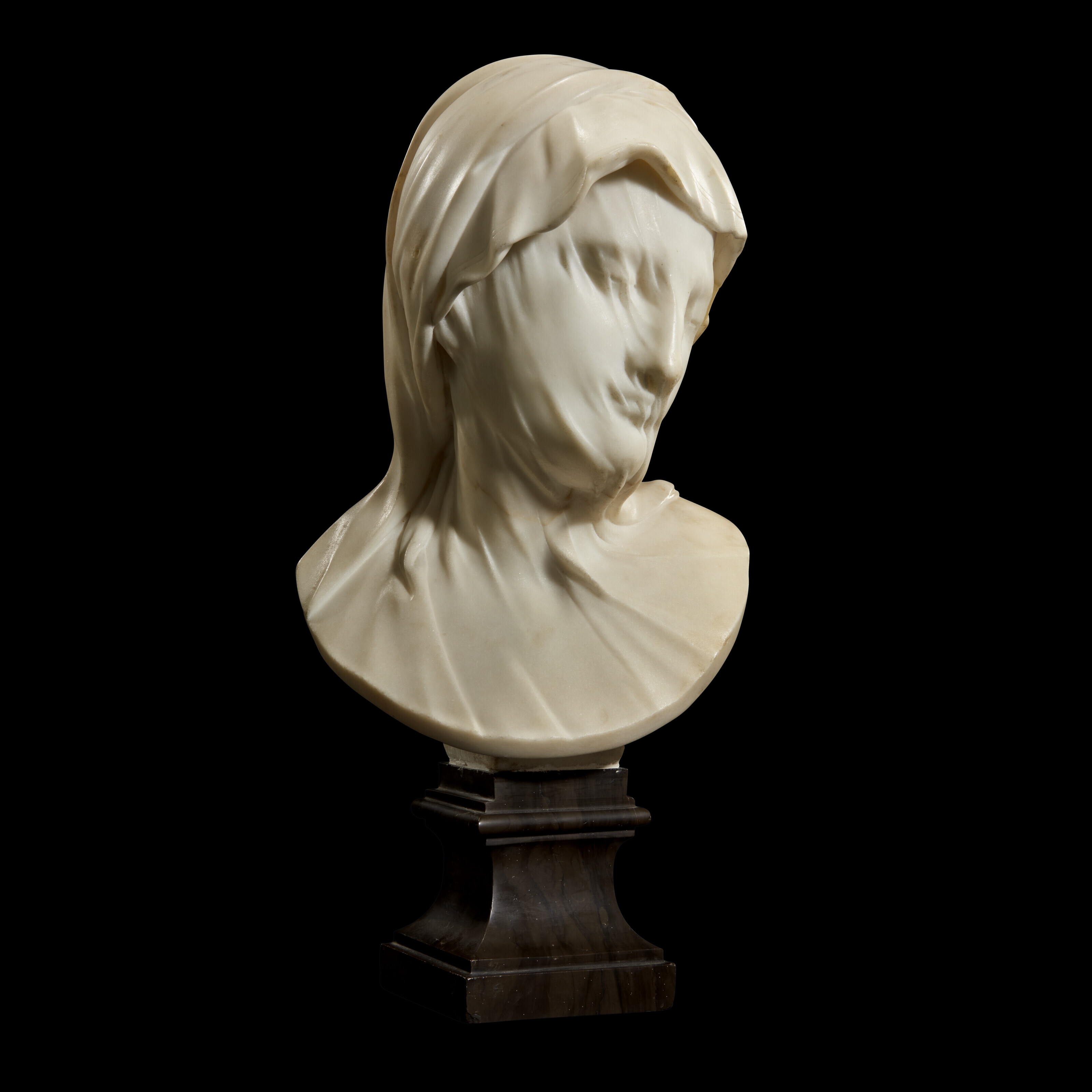 Antonio Corradini Bust of a veiled woman (18th Century) MutualArt