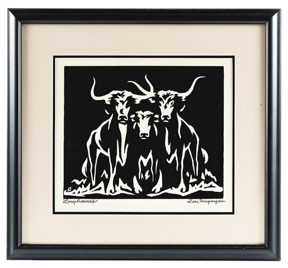 Longhorns by Lon Megargee