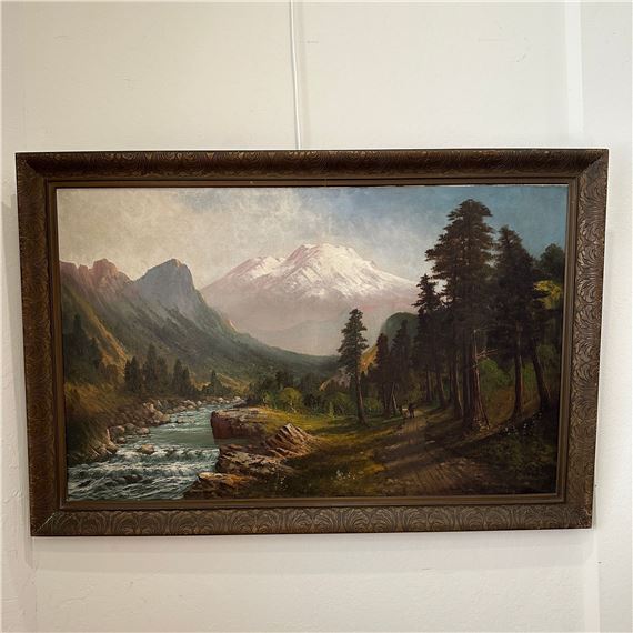 Mt. Shasta from McCloud River - Charles M. Doughty