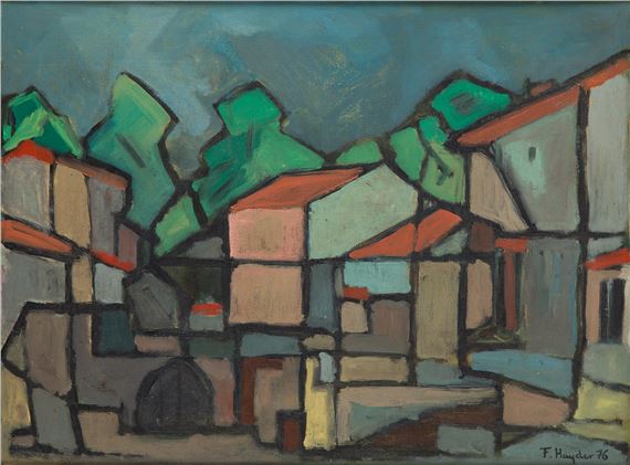 Fryderyk Antoni Hayder | Landscape (1976) | MutualArt