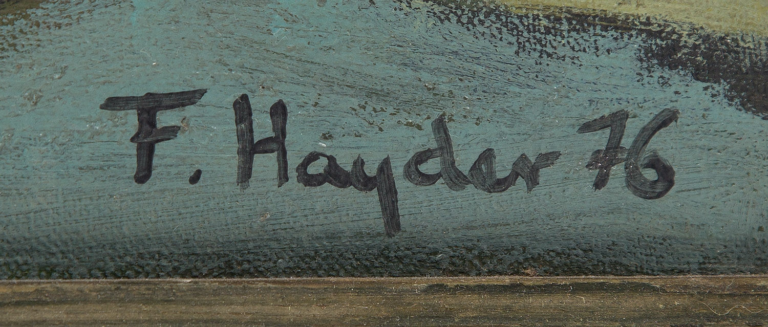 Fryderyk Antoni Hayder | Landscape (1976) | MutualArt