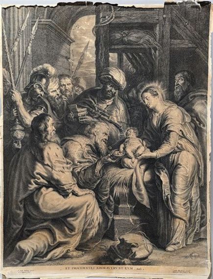 L'adoration des mages (Et procidentes adoraverunt eum) by Peter Paul Rubens