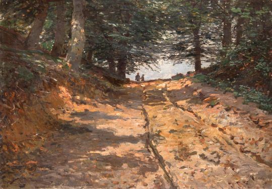 Georg Hacker | Waldweg zum See | MutualArt