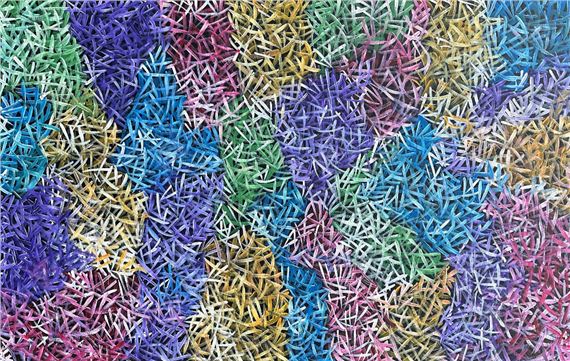 Bush Grass Dreaming 2023 by Abie Loy Kemarre, 2023