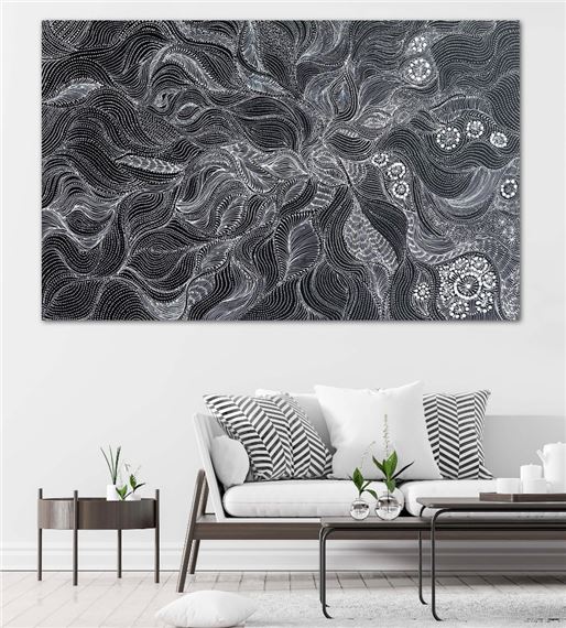 Bush Seed Dreaming 2023 by Abie Loy Kemarre, 2023