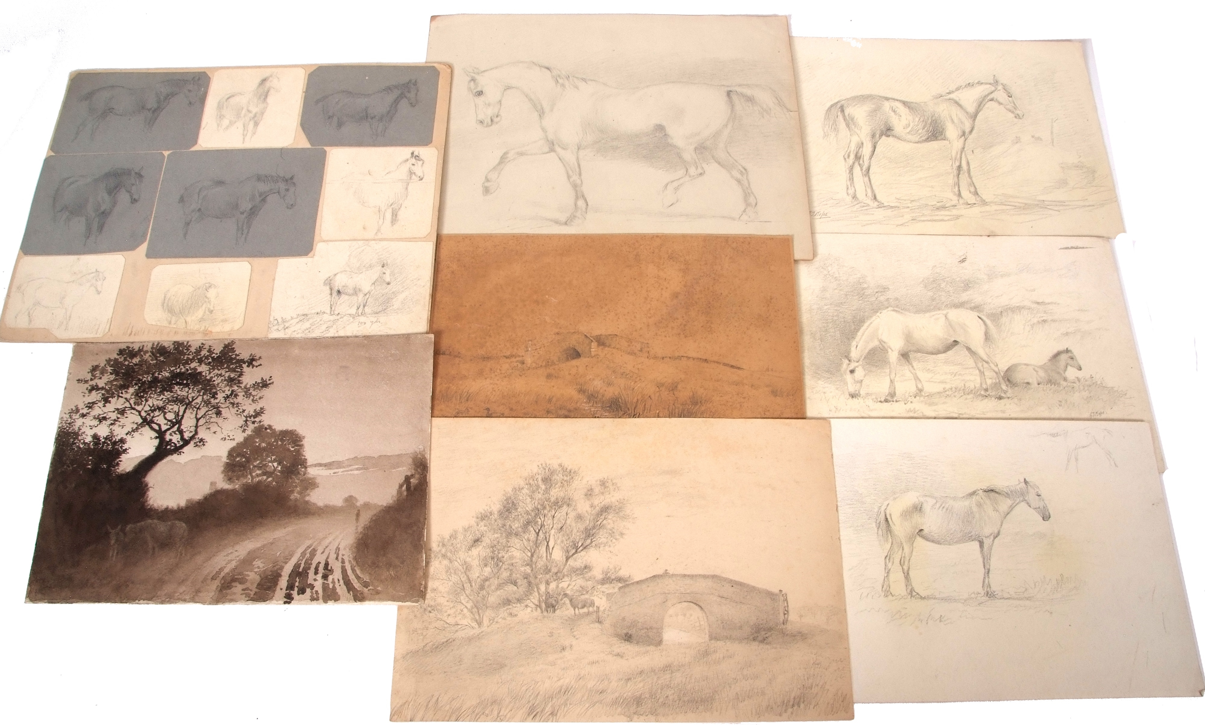 George Thomas Rope | a folio collection of pencil | MutualArt
