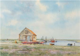 'Lavender Marsh Thornham Harbour' - Brian Day