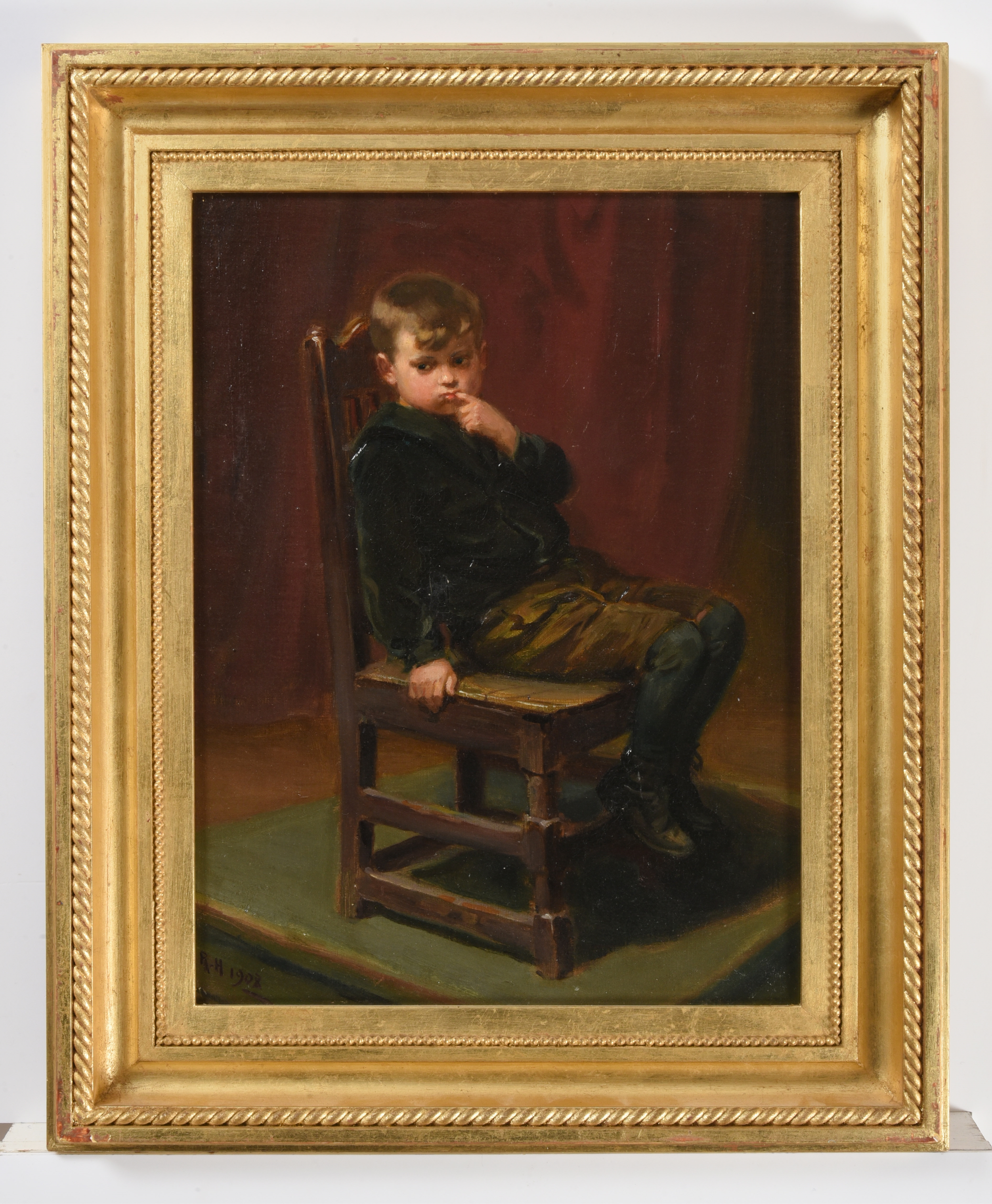 Ralph Hedley | Lost in Thought (1908) | MutualArt