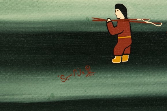 Shirley Cheechoo | We Caught Two | MutualArt