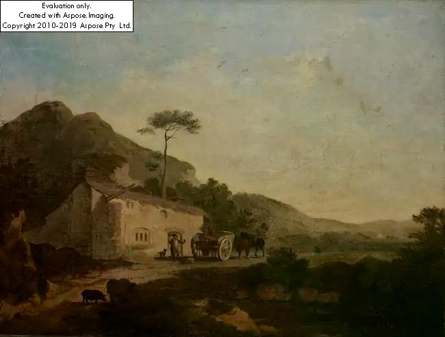 John Rathbone | A Cottage in Patterdale Westmoreland | MutualArt