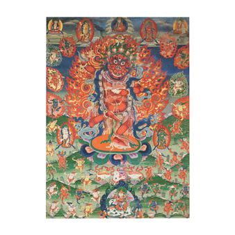 THANGKA REPRÉSENTANT SIMHAMUKHA - Mongolian School, 18th Century