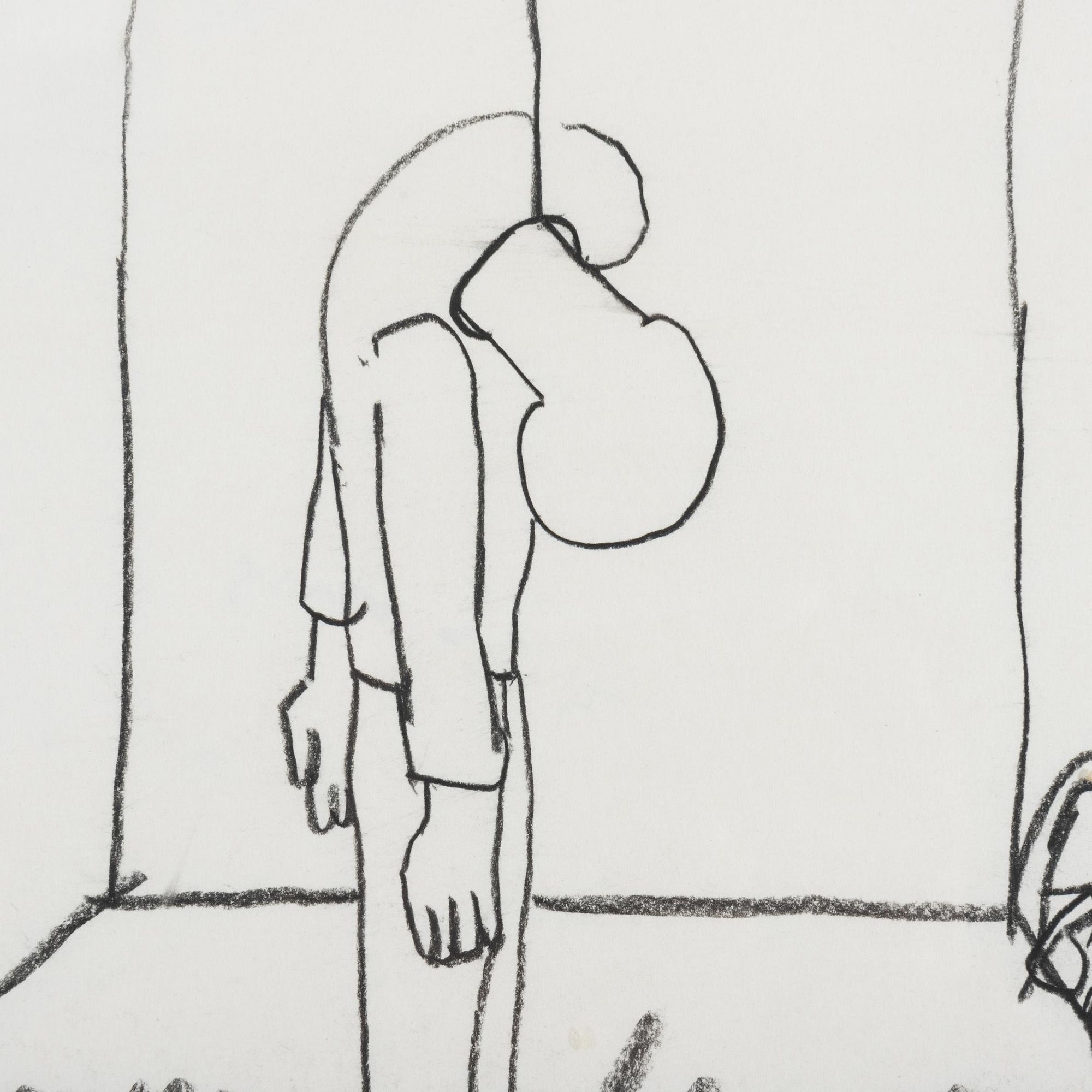 Artwork by Anne-Marie Schneider, Sans titre, Made of Charcoal on paper