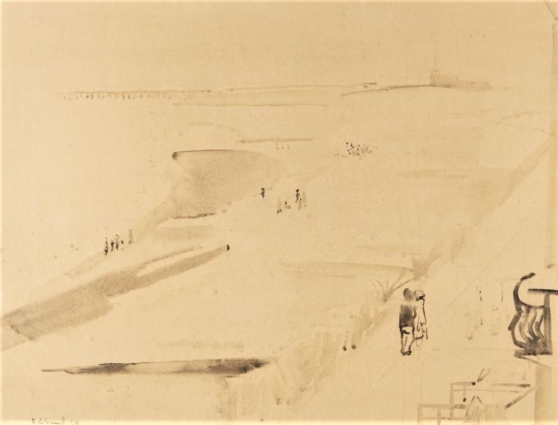 René de Coninck | Beach in Belgium (1959) | MutualArt