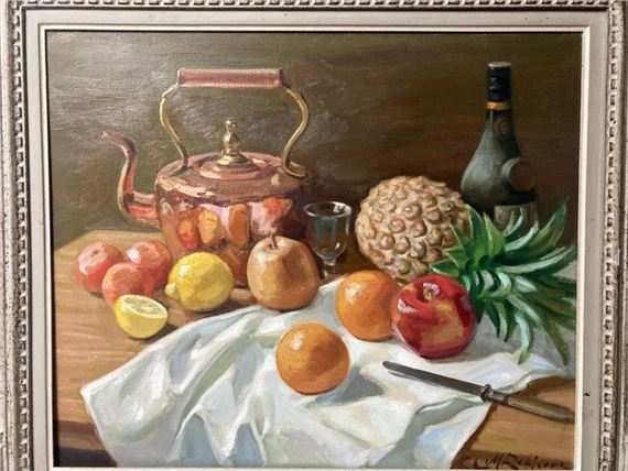 Still life with fruit by Marc Robierre