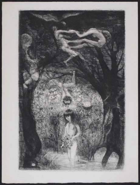 Edouard Joseph Goerg | Surrealist Paradise (1946) | MutualArt