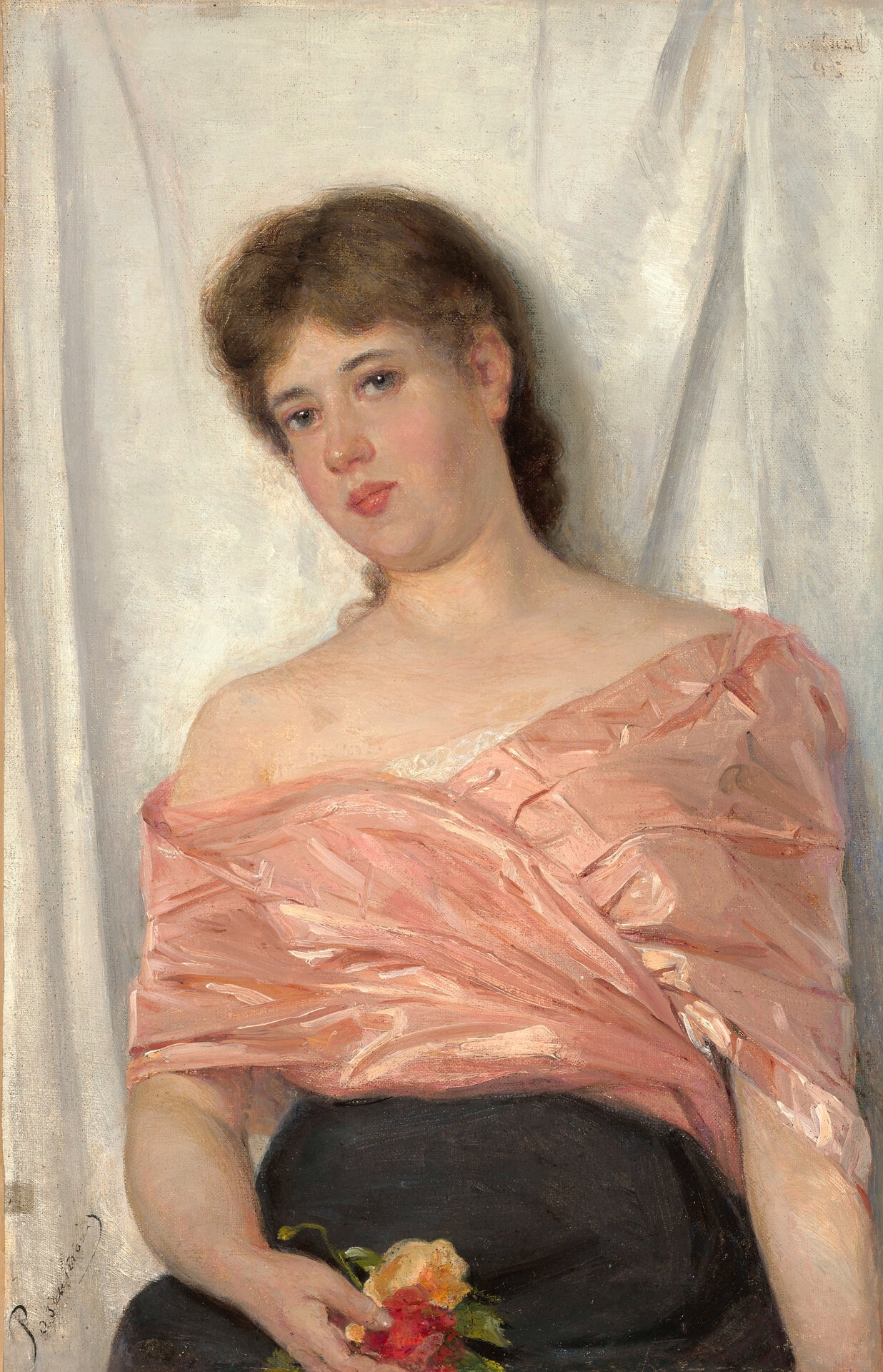 Janis Rozentāls | Portrait of a woman (1895) | MutualArt