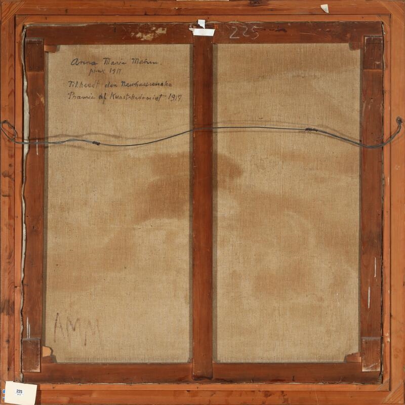 Artwork by Anna Maria Mehrn, Scenery with horses, Made of Oil on canvas