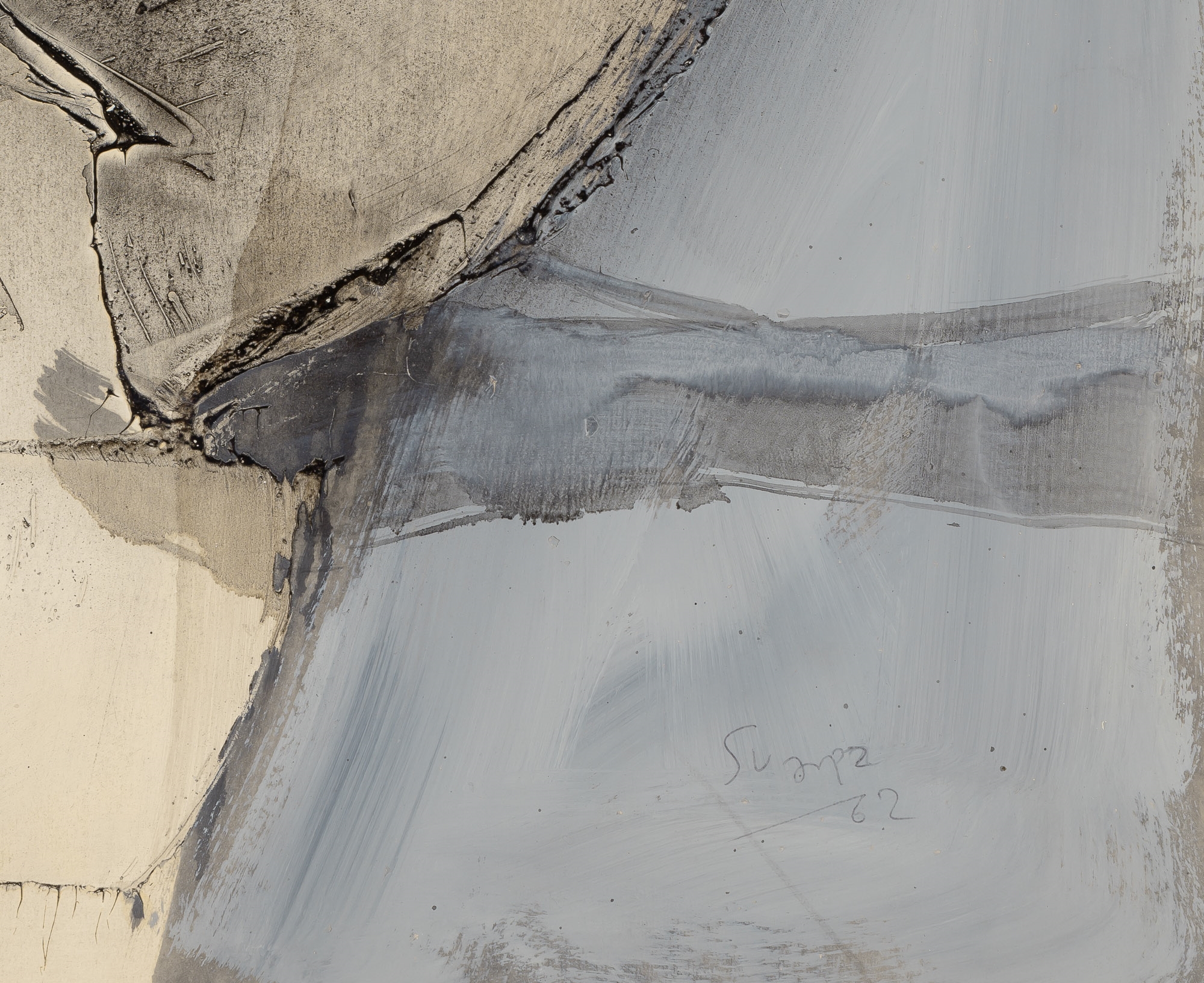 Artwork by Antonio Suárez, Untitled, Made of Oil and charcoal on paper (6)