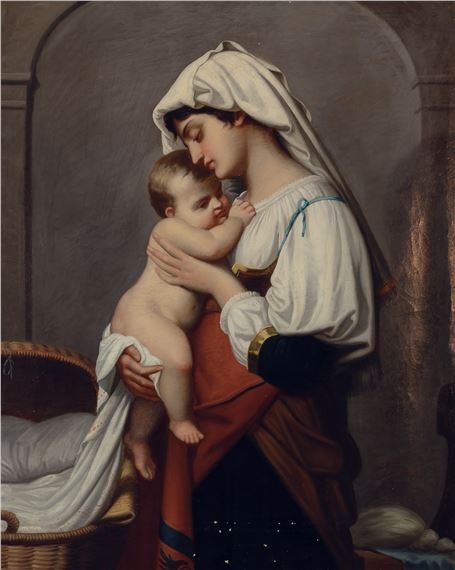 Mother and Child, after Charles Francois Jalabert by Charles François‏ Jalabert, Filippo Indoni