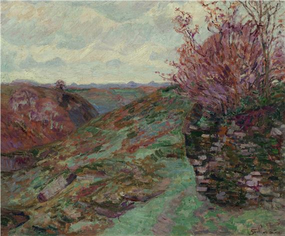 Paysage by Armand Guillaumin, Painted circa 1912